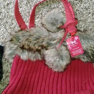 Faux fur bag small bag